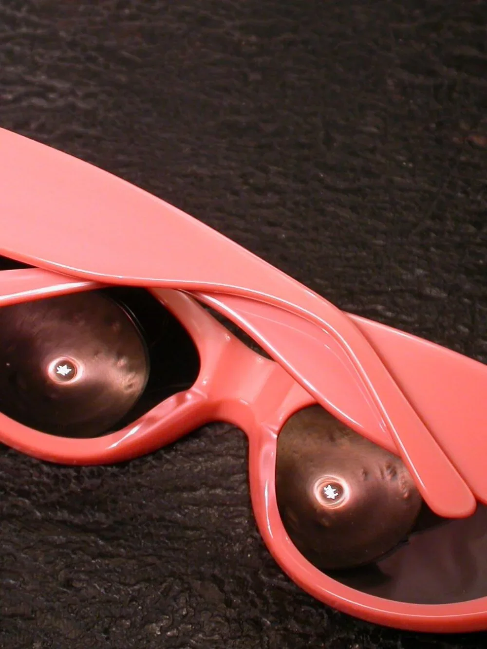 Crap Hot Lava Funk Daddy Peach Pink Modern Shades Sunglasses CLEAN
